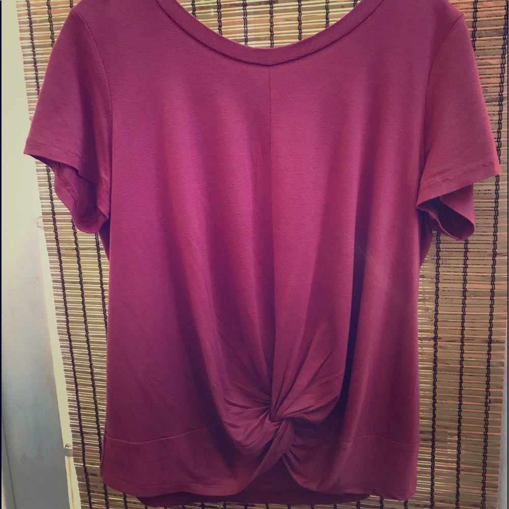 Burgundy Shirt